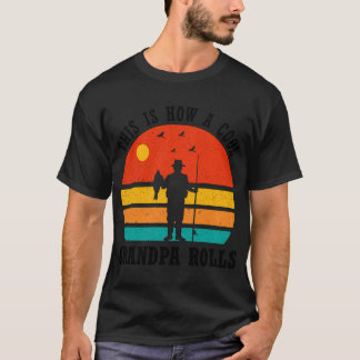 Dit is hoe een coole opa rolt Funny dikke opa T-shirt