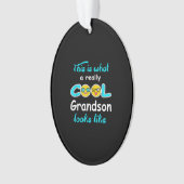 Dit is hoe een echte klote kleinzoon eruit ziet ornament (voorkant)