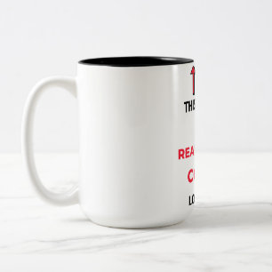 Dit is hoe een echte neef eruit ziet als 2 tweekleurige koffiemok