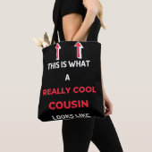 Dit is hoe een echte neef eruit ziet tote bag (Dichtbij)