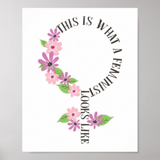 Dit is hoe een feministe eruit ziet als bekrachtig poster (Voorkant)