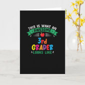 Dit is hoe een Geweldige 3e klasser eruit ziet Kaart (Gele Bloem)