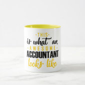 Dit is hoe een Geweldige accountant eruit ziet Mok (Midden)
