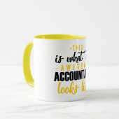 Dit is hoe een Geweldige accountant eruit ziet Mok (Voorkant links)