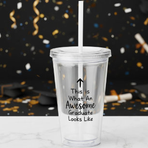 Dit is hoe een geweldige afgestudeerde eruit ziet acryl drinkbeker