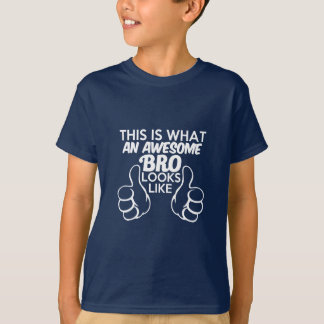 Dit is hoe een Geweldige Bro eruit ziet - Boys T-shirt
