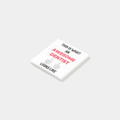 Dit is hoe een Geweldige denentist er 2 uitziet Post-it® Notes (Schuin)