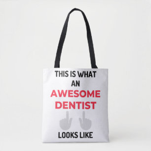 Dit is hoe een Geweldige denentist er 2 uitziet Tote Bag
