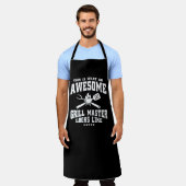 Dit is hoe een geweldige grillmaster eruit ziet schort (Gedragen)