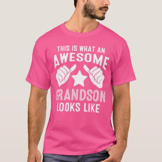 Dit is hoe een geweldige kleinzoon eruit ziet vrie t-shirt
