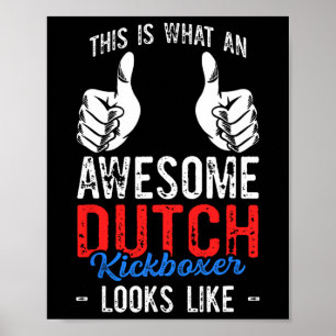 Dit is hoe een geweldige martial art Nederlandse k Poster