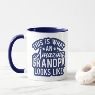 Dit is hoe een geweldige opa eruit ziet cadeau mok