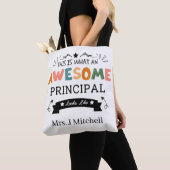 Dit is hoe een Geweldige Principal eruit ziet Kleu Tote Bag (Dichtbij)