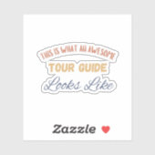 Dit Is Hoe Een Geweldige Rondleider Er Uit Ziet Sticker (Vel)
