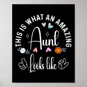 Dit is hoe een geweldige tante er het meest uitzie poster
