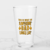 Dit is hoe een geweldige vader eruit ziet glas (Voorkant)