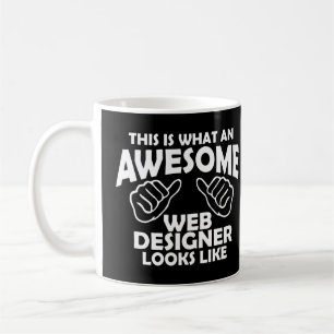 Dit is hoe een geweldige webdesigner eruit ziet koffiemok