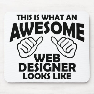 Dit is hoe een geweldige webdesigner eruit ziet muismat