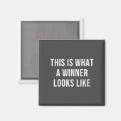 Dit Is Hoe Een Winnaar Er Uit Ziet Magneet (Voorkant / Achterkant)