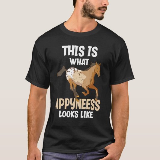 Dit is hoe grappigheid lijkt op grappige Appaloosa T-shirt (Voorkant)