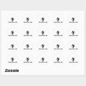 Dit is hoe ik 2 rol ronde sticker (Vel)