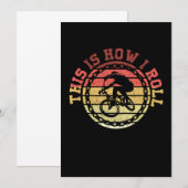 Dit is hoe ik BMX fietscyclist sport Gift Kaart (Voorkant / Achterkant)