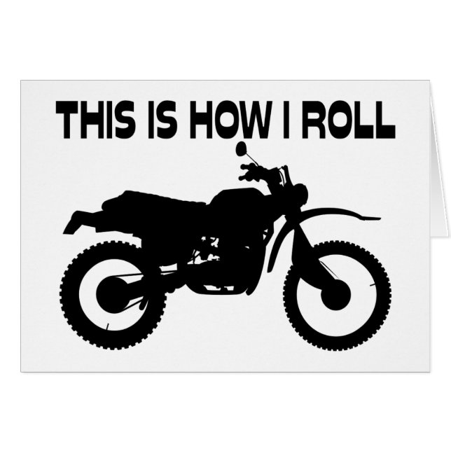 Dit is hoe ik de Dirt Bike rolt. (Voorkant Horizontaal)