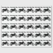 Dit is hoe ik de Dirt Bike rolt. Cadeaupapier (Vlak)