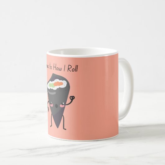 Dit is hoe ik de Mok van de Coffee van Roll kawaii (Voorkant rechts)