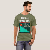 Dit is hoe ik de natuurkunde draai pun Funny Scien T-shirt (Voorkant volledig)
