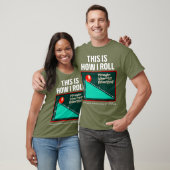 Dit is hoe ik de natuurkunde draai pun Funny Scien T-shirt (Unisex)