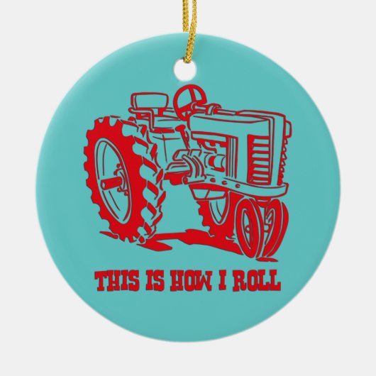 Dit is hoe ik de RODE Ornament van de Tractor rol (Voorkant)