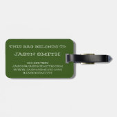 Dit is hoe ik de slaapzak van het draaiende kamp k bagagelabel (Achterkant horizontaal)