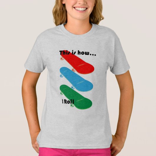 Dit is hoe ik Design — Girls' Basic T-Shirt (Voorkant)
