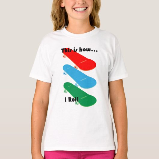 Dit is hoe ik Design — Girls' Basic T-Shirt (Voorkant)