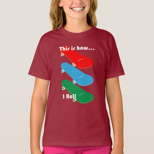 Dit is hoe ik Design — Girls' Basic T-Shirt (Voorkant)