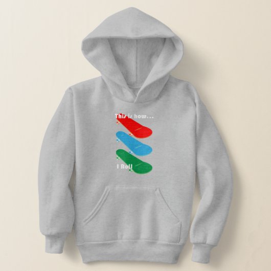 Dit is hoe ik Design rolt - Kinderen Pullover Hood (Laagn)