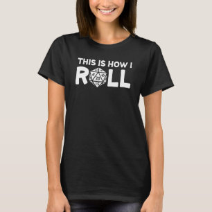Dit is hoe ik dobbelstenen rol met een 20-zijdige t-shirt