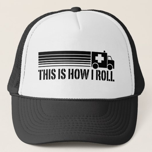 Dit is hoe ik EMT moet rollen Trucker Pet (Voorkant)