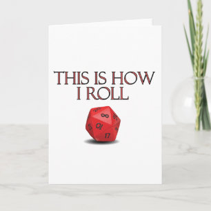 Dit is hoe ik Funl Funny RPG Dice Kaart