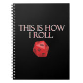 Dit is hoe ik Funl Funny RPG Dice Notitieboek (Voorkant)