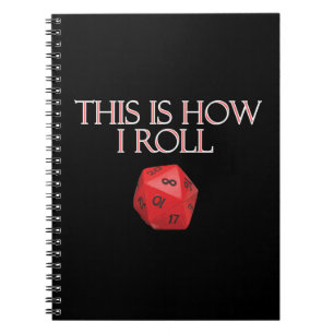Dit is hoe ik Funl Funny RPG Dice Notitieboek