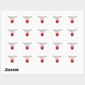 Dit is hoe ik Funl Funny RPG Dice Vierkante Sticker (Vel)