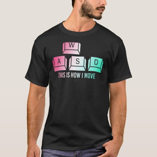 Dit is hoe ik Gezegde D van de ToetsenbordComputer T-shirt (Voorkant)