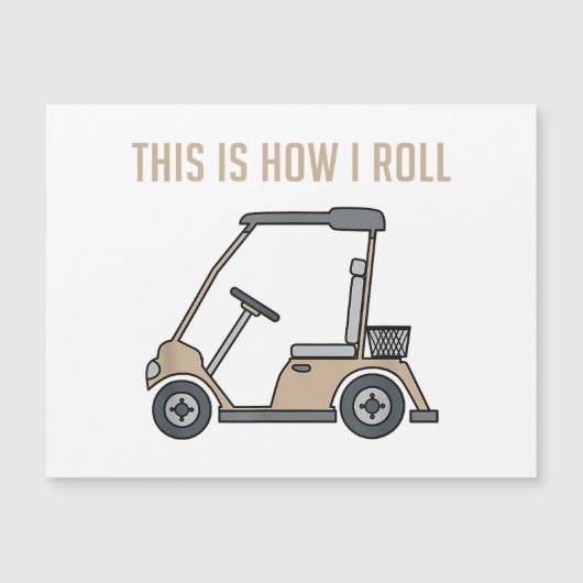 Dit is hoe ik Golf Cart Funny Golfers (Voorkant)