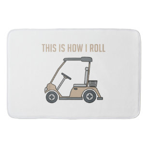 Dit is hoe ik Golf Cart Funny Golfers Badmat