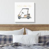 Dit is hoe ik Golf Cart Funny Golfers Canvas Afdruk (Insitu (Slaapkamer))