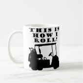 Dit is hoe ik Golf Cart Funny Mug Koffiemok (Links)