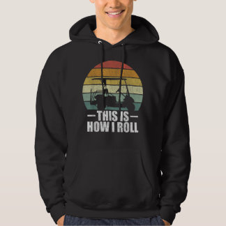 Dit is hoe ik Golf Gift Funny Golfers Retro G Hoodie