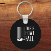 Dit is hoe ik Herfst skydiving gratis Herfst skydi Sleutelhanger (Voorkant)